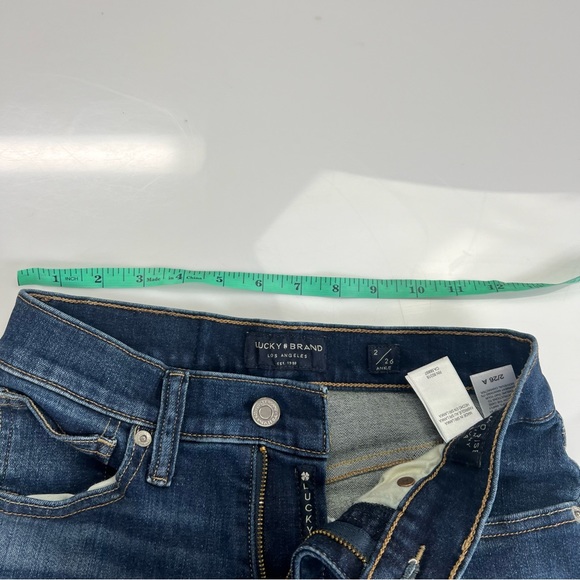 Lucky brand women’s mid rise skinny jeans 26 L7-31 - Picture 2 of 5